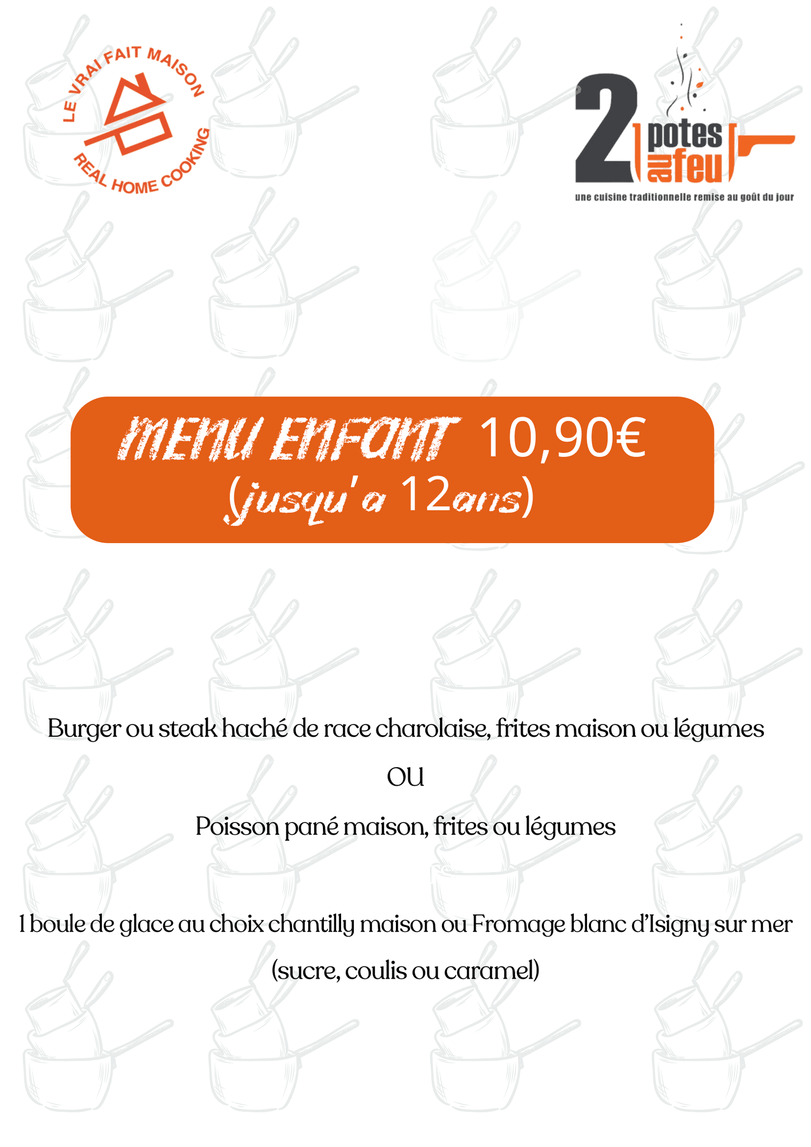 menu enfant