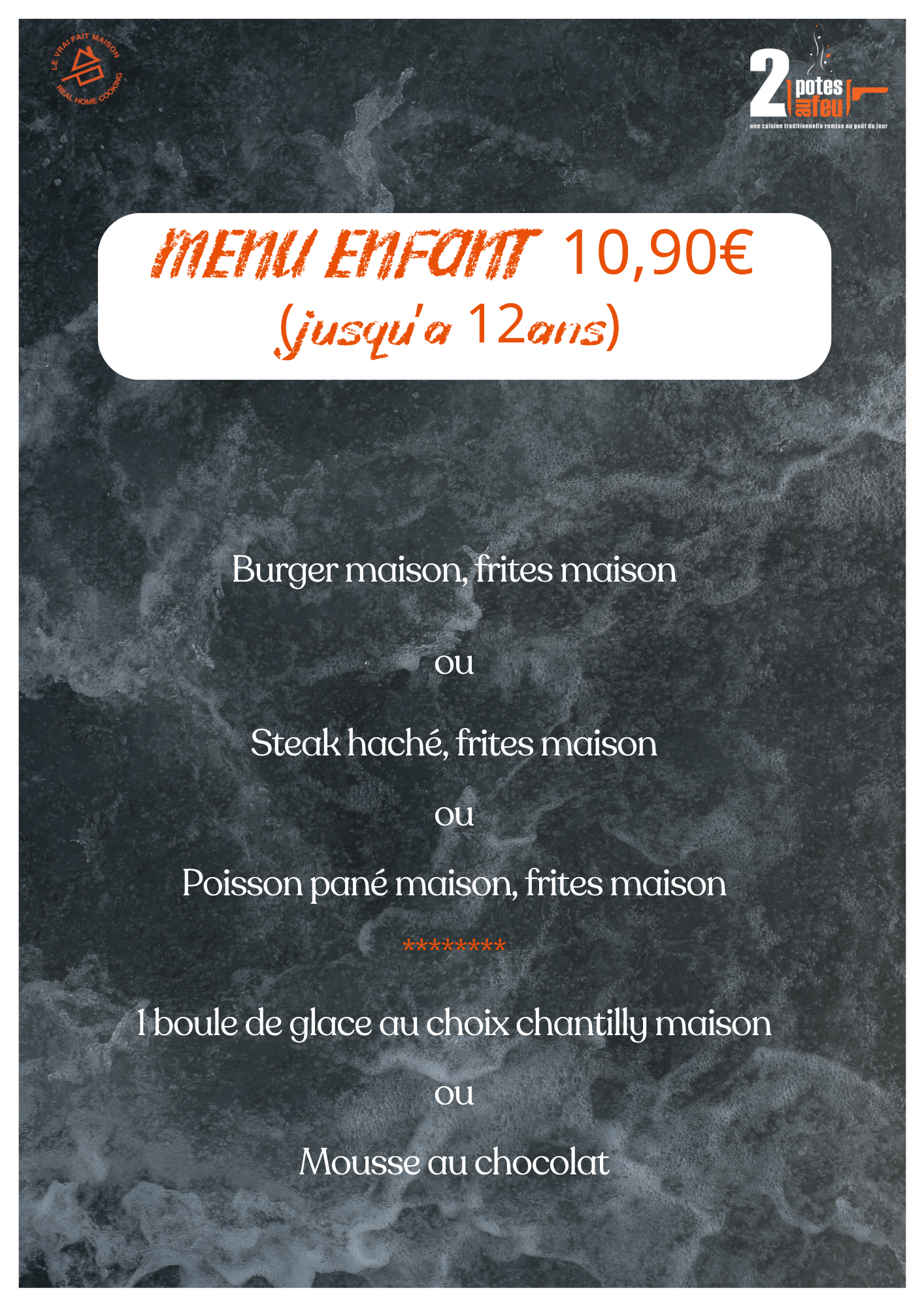 menu enfant