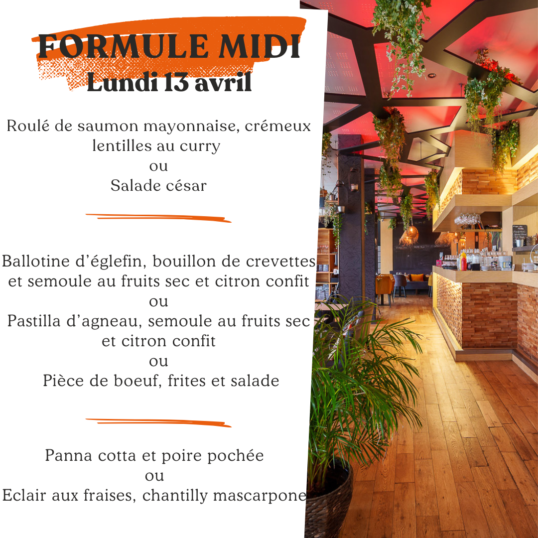 Formule du midi - Formule du jour