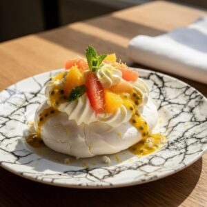 Pavlova aux agrumes